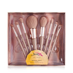 Load image into Gallery viewer, Jessup 8 pcs Professional foundation brush Powder Blusher Contour Pencil Eyeshadow Make up brushes Synthetic hair Cosmetic
