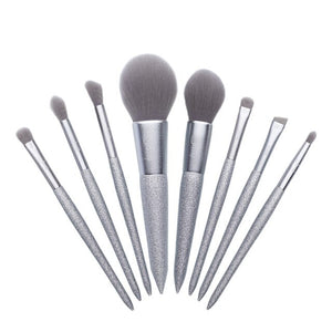 Jessup 8 pcs Professional foundation brush Powder Blusher Contour Pencil Eyeshadow Make up brushes Synthetic hair Cosmetic
