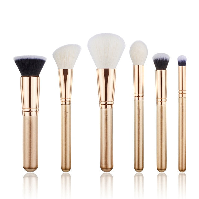 Jessup brush Makeup brush set 6pcs-30pcs Golden / Rose Gold POWDER EYESHADOW CONCERLER foundation brush
