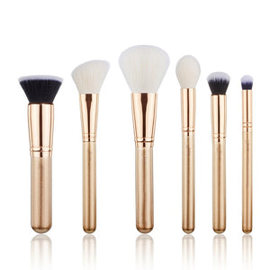 Jessup brush Makeup brush set 6pcs-30pcs Golden / Rose Gold POWDER EYESHADOW CONCERLER foundation brush
