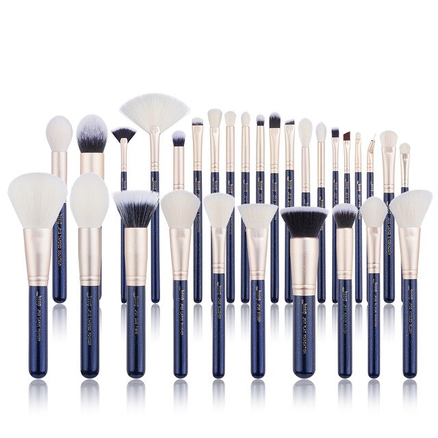 Jessup brushes Makeup brushes set 6pcs-30pcs Prussian Blue/Golden Sands Foundation brush Eyeshadow Powder Make up brush