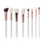 Load image into Gallery viewer, Jessup Makeup brushes set 6-25pcs Pearl White / Rose Gold Professional Make up brush Natural hair Foundation Powder Blushes
