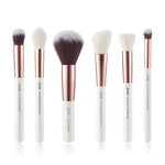 Load image into Gallery viewer, Jessup Makeup brushes set 6-25pcs Pearl White / Rose Gold Professional Make up brush Natural hair Foundation Powder Blushes
