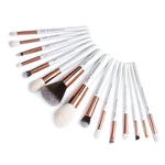 Load image into Gallery viewer, Jessup Makeup-Brushes-Set Dropshipping Pearl-White-Rose-Gold pinceaux maquillage Cosmetic Tools Eyeshadow Powder Definer 6-25pcs
