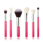 Load image into Gallery viewer, Jessup Rose-carmin/Silver Makeup brushes set Beauty Foundation Powder Eyeshadow Make up Brush 6pcs-25pcs Natural-synthetic hair
