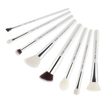 Load image into Gallery viewer, Jessup Makeup Brushes Set White/Silver 6-25pcs Dropshipping pincel maquiagem Eyeshadow Foundation Eyeliner Goat-Synthetic Hair
