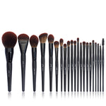 Load image into Gallery viewer, Jessup Makeup brushes brushes Phantom Black 3-21pcs Foundation brush Powder Concealer Eyeshadow Synthetic hair

