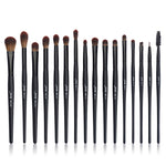 Load image into Gallery viewer, Jessup Makeup brushes brushes Phantom Black 3-21pcs Foundation brush Powder Concealer Eyeshadow Synthetic hair

