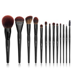 Load image into Gallery viewer, Jessup Makeup brushes brushes Phantom Black 3-21pcs Foundation brush Powder Concealer Eyeshadow Synthetic hair
