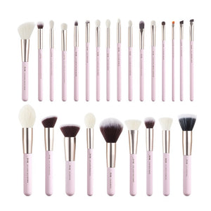 Jessup Black/Silver Professional Makeup Brushes Set Foundation Powder Eyeshadow Make up Brush Blushes natural-synthetic hair