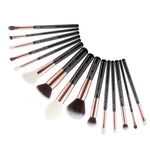 Load image into Gallery viewer, Jessup Makeup Brushes Kit 6-25pcs Black/Rose Gold Powder Foundation Eyeshadow Line Highlighter Concealer Blender Cosmetic Set
