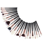 Load image into Gallery viewer, Jessup Makeup Brushes Kit 6-25pcs Black/Rose Gold Powder Foundation Eyeshadow Line Highlighter Concealer Blender Cosmetic Set
