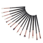 Load image into Gallery viewer, Jessup Makeup Brushes Kit 6-25pcs Black/Rose Gold Powder Foundation Eyeshadow Line Highlighter Concealer Blender Cosmetic Set
