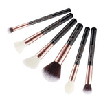Load image into Gallery viewer, Jessup Makeup Brushes Kit 6-25pcs Black/Rose Gold Powder Foundation Eyeshadow Line Highlighter Concealer Blender Cosmetic Set
