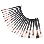 Load image into Gallery viewer, Jessup Makeup Brushes Kit 6-25pcs Black/Rose Gold Powder Foundation Eyeshadow Line Highlighter Concealer Blender Cosmetic Set
