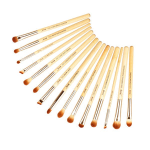 Jessup Makeup Brushes Set Bamboo Foundation Powder Eyeliner Bronzer Sculpting brush pincel maquiagem Professional Cosmetic Tool