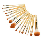 Load image into Gallery viewer, Jessup Makeup Brushes Set Bamboo Foundation Powder Eyeliner Bronzer Sculpting brush pincel maquiagem Professional Cosmetic Tool
