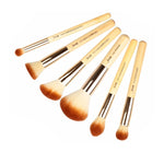 Load image into Gallery viewer, Jessup Makeup Brushes Set Bamboo Foundation Powder Eyeliner Bronzer Sculpting brush pincel maquiagem Professional Cosmetic Tool

