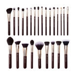 Load image into Gallery viewer, Jessup brush set Pearl White/Silver Professional Makeup Brushes Sets Foundation Make up Brush beauty Tool Powder Blushes
