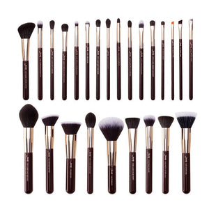 Jessup brush set Pearl White/Silver Professional Makeup Brushes Sets Foundation Make up Brush beauty Tool Powder Blushes