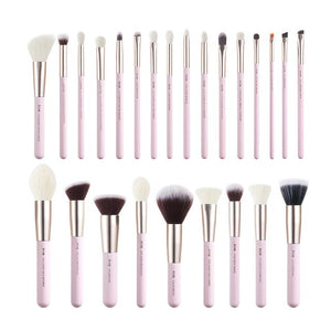 Jessup brush set Pearl White/Silver Professional Makeup Brushes Sets Foundation Make up Brush beauty Tool Powder Blushes