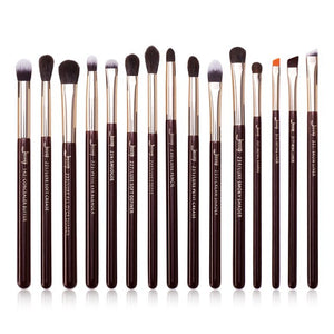 Jessup Rose Gold/Black Professional Makeup Brushes Set Make up Brush Tools kit Eye Liner Shader natural-synthetic hair