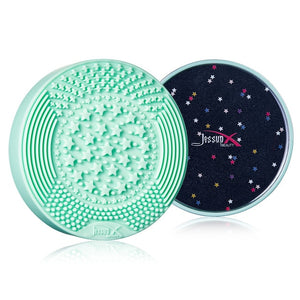 Jessup Makeup Brush Cleaner Sponge 2-IN-1 Dry & Wet Silicone Remover Color Makeup Accessories