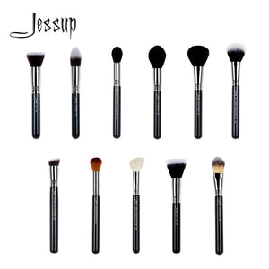 Jessup Beauty 1pcs Single Cosmetic Makeup Brush Dropshipping Fiber Hair Powder Foundation Contour Highlighter Face Brush
