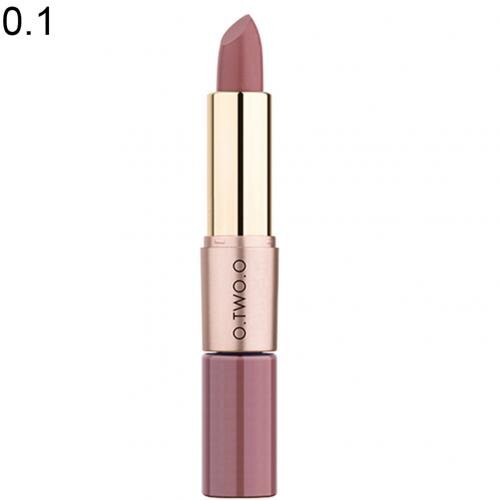 OTWOO 2 in 1 Matte Lipstick Lip Gloss Waterproof Long Lasting Non-sticky Makeup Sexy Purple Pigments Lipstick Matte Lipsticks