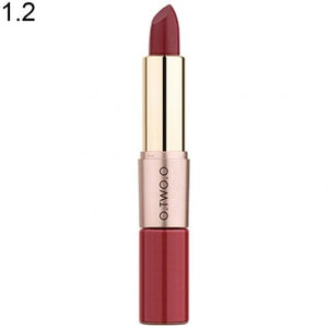 OTWOO 2 in 1 Matte Lipstick Lip Gloss Waterproof Long Lasting Non-sticky Makeup Sexy Purple Pigments Lipstick Matte Lipsticks