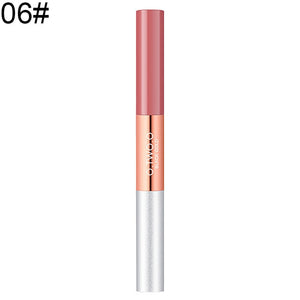 OTWOO 2 in 1 Matte Pearlescent Lip Gloss Lasting Moisturizing Liquid Lipstick Lip Gloss moisturizing lipgloss shimmer-lip makeup