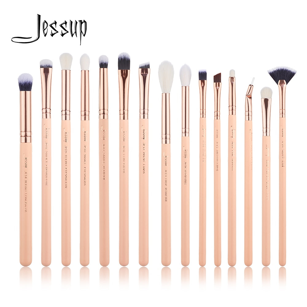 Jessup 15PCS Makeup brushes set Beauty kits Professional Makeup Eye Make up brush EYESHADOW LIP BRUSH CONCERLER