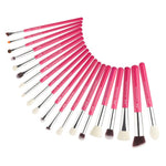 Load image into Gallery viewer, Jessup Beauty Makeup Brushes Set 6-25pcs Rose-Carmin Powder Foundation Eyeshadow Line Blender Cosmetic Tools Dropshipping
