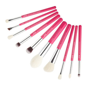 Jessup Beauty Makeup Brushes Set 6-25pcs Rose-Carmin Powder Foundation Eyeshadow Line Blender Cosmetic Tools Dropshipping