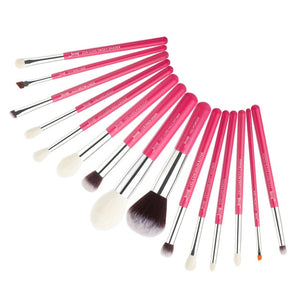 Jessup Beauty Makeup Brushes Set 6-25pcs Rose-Carmin Powder Foundation Eyeshadow Line Blender Cosmetic Tools Dropshipping