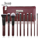 Load image into Gallery viewer, Jessup Makeup Brushes Set &amp; Cosmetic Bag Dropshipping pincel maquiagem Concealer Eyelashes Eyeshadow brushes 10pcs T259 CB004
