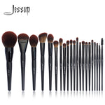 Load image into Gallery viewer, Jessup Makeup brushes brushes Phantom Black 3-21pcs Foundation brush Powder Concealer Eyeshadow Synthetic hair
