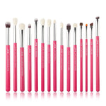 Load image into Gallery viewer, Jessup Makeup Brushes Set 15pcs Professional Eye Shadow Makeup Brush Kits Eyeshadow Eyeliner Blending Eyebrow Goat Hair
