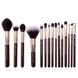 Jessup Makeup Brushes Set Makeup Brush Eyeshadow Blending Powder Foundation Blusher Concealer 15-25pcs Cosmetics Storage Box