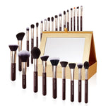 Load image into Gallery viewer, Jessup Makeup Brushes Set Makeup Brush Eyeshadow Blending Powder Foundation Blusher Concealer 15-25pcs Cosmetics Storage Box
