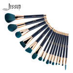 Load image into Gallery viewer, Jessup Makeup Brushes Set 15pcs Blue/Purple Powder Eyeshadow Eyeliner Contour Foundation Cosmetic pincel maquiagem Dropshipping
