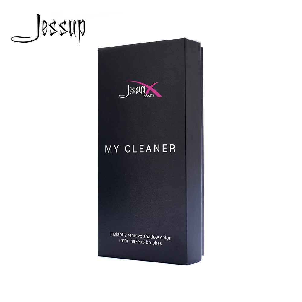 Jessup Makeup brush cleaner Brush Instant Sponge cleaning remover Box Make up color Powder Eyeshadow off