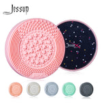 Load image into Gallery viewer, Jessup Makeup Brush Cleaner Sponge 2-IN-1 Dry &amp; Wet Silicone Remover Color Makeup Accessories
