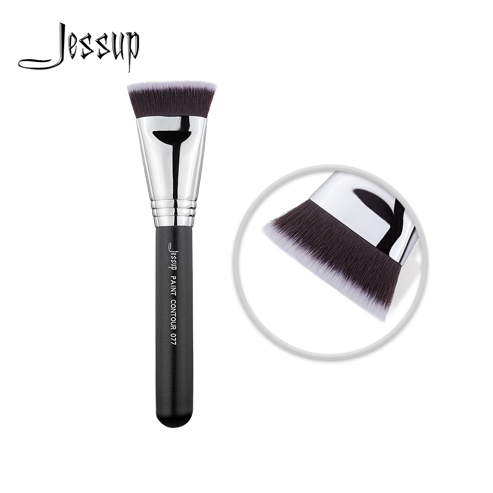 Jessup Black/Silver Bronzer Brush Makeup for face high quality beauty tools  PAINT CONTOUR 077