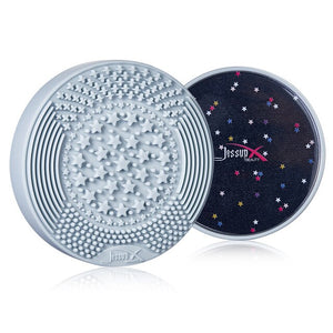 Jessup Makeup Brush Cleaner 2-in-1 Dry & Wet Silicone Washing Mat Sponge Remover Color from Brushes Cosmetic Cleaning Tools