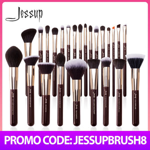 Jessup Makeup Brushes Set Professional Natural-Synthetic Hair Makeup Brush Foundation Powder Contour Eyeshadow 15-25pcs
