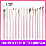 Load image into Gallery viewer, Jessup Makeup Brushes Set 15pcs Professional Eye Makeup Brush Kits Eyeshadow Eyeliner Eyebrow Blending Concealer Brochas
