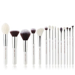 Load image into Gallery viewer, Jessup Makeup Brushes Set 15pcs Professional Makeup Brush Powder Eyeshadow Liner Foundation Blush Blending Zinfandel/Golden
