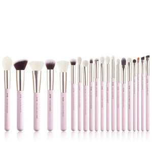 Jessup Black/Silver Professional Makeup Brushes Set Make up Brush Tools kit Foundation Powder Brushes natural-synthetic hair