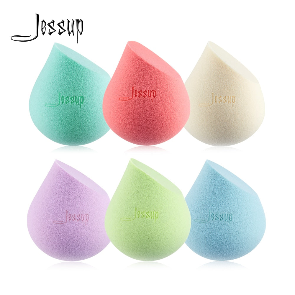 3/6pcs Jessup Makeup Sponge Set Foundation Cosmetic Puff Sponges Blending Concealer Powder Soft Make Up Beauty Tools